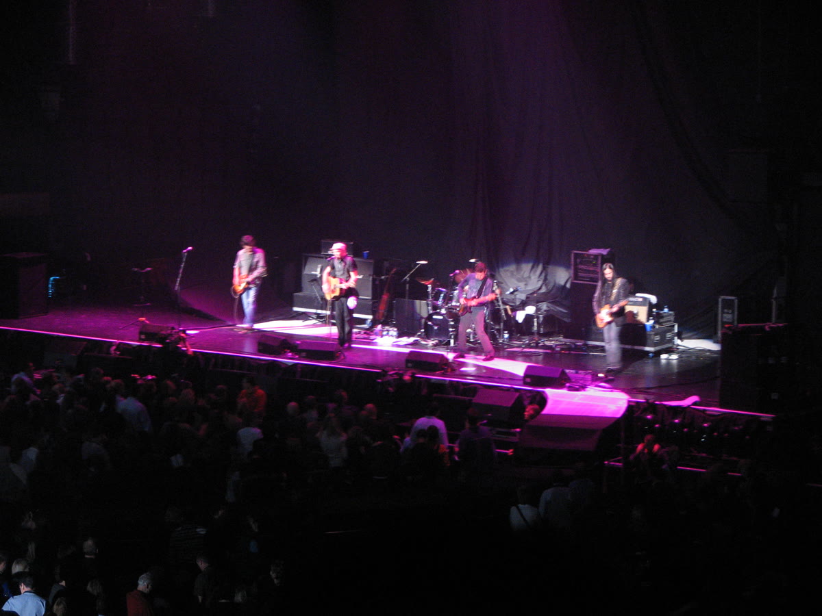The Tragically Hip on stage at the Air Canada Centre