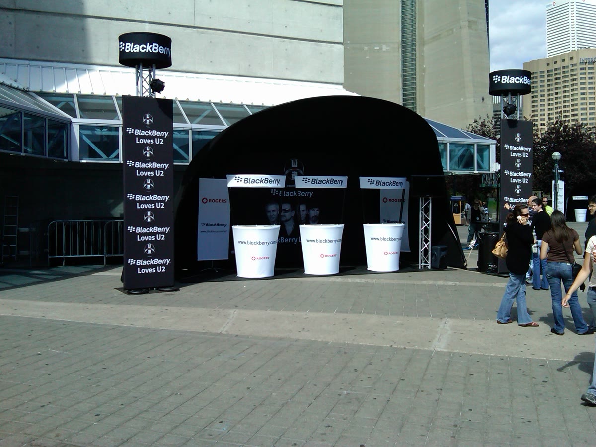BlackBerry sponsorship at the Skydome