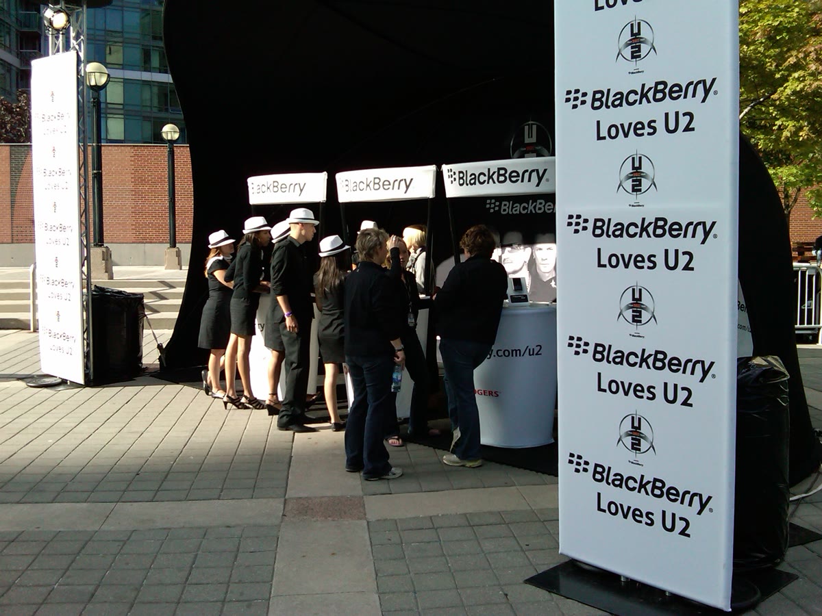 BlackBerry sponsorship branding