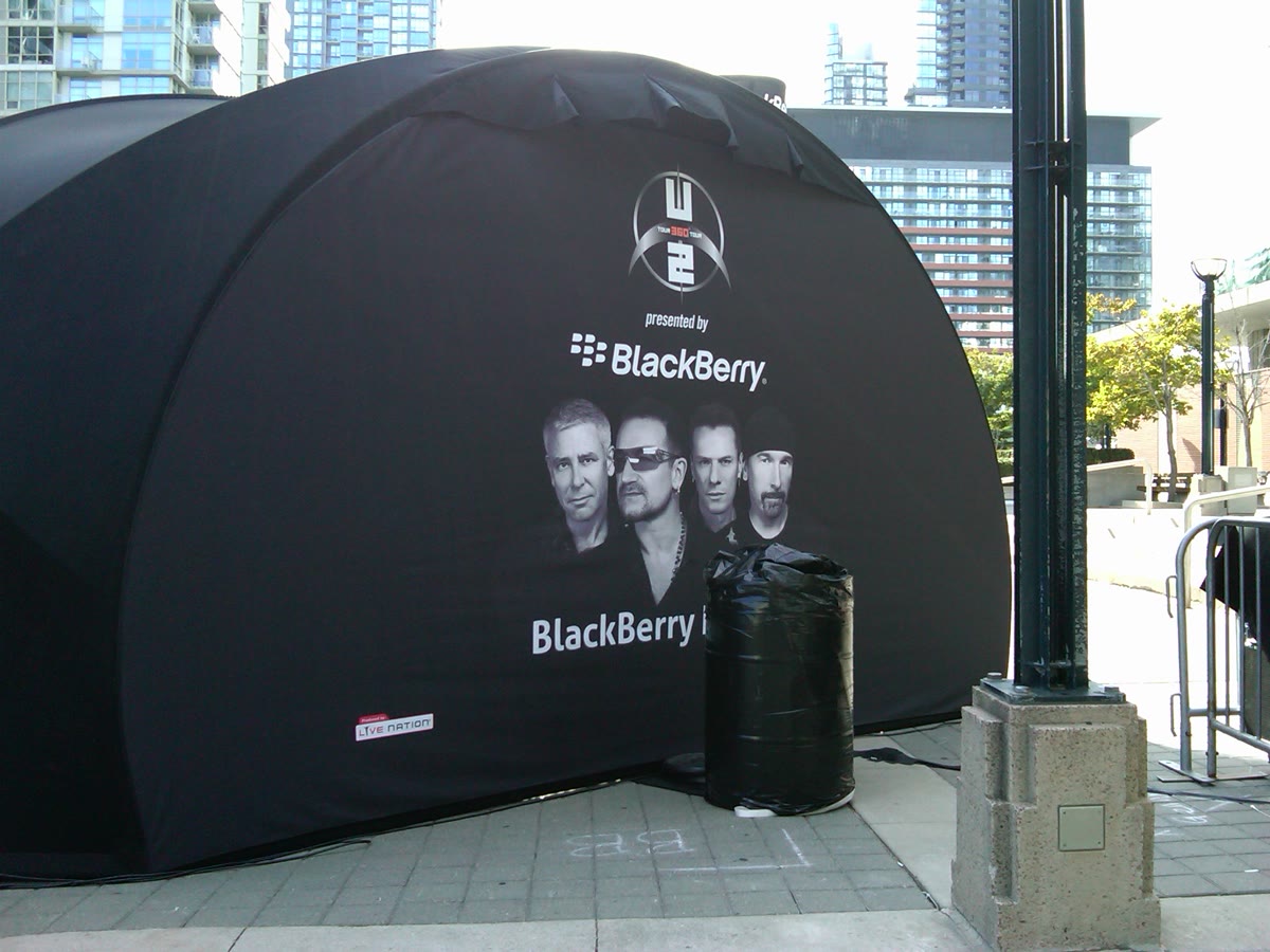 BlackBerry at the Skydome
